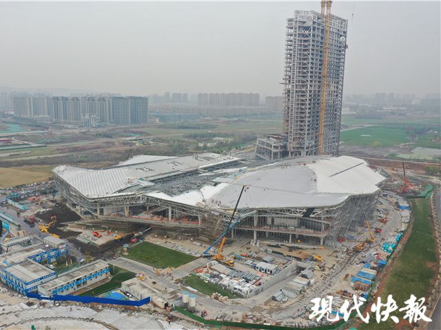 近万平展厅没有一根立柱南京江北新区新地标吸引业内千余名代表来观摩(图4)