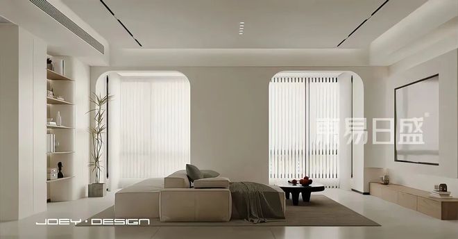 140㎡三居室现代风沙发不靠墙客厅竟多出一间房？！(图3)